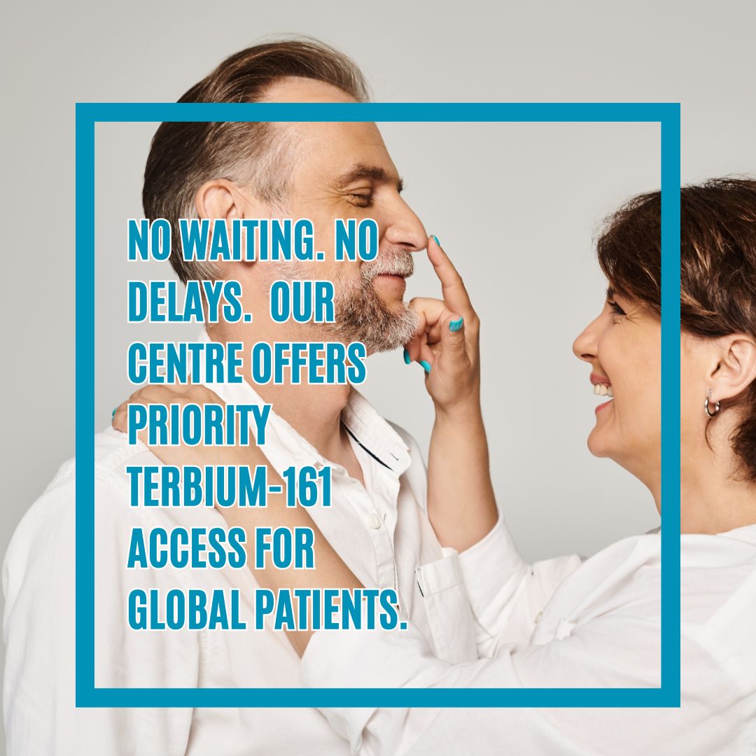 Terbium-161 supply, Tb-161 therapy, Terthera Tb-161, prostate cancer radioligand therapy, mCRPC treatment, stable radionuclide supply, targeted therapy timing, nuclear medicine therapy, international patient Tb-161, on-time prostate cancer treatment, Terthera Netherlands, PSMA therapy logistics